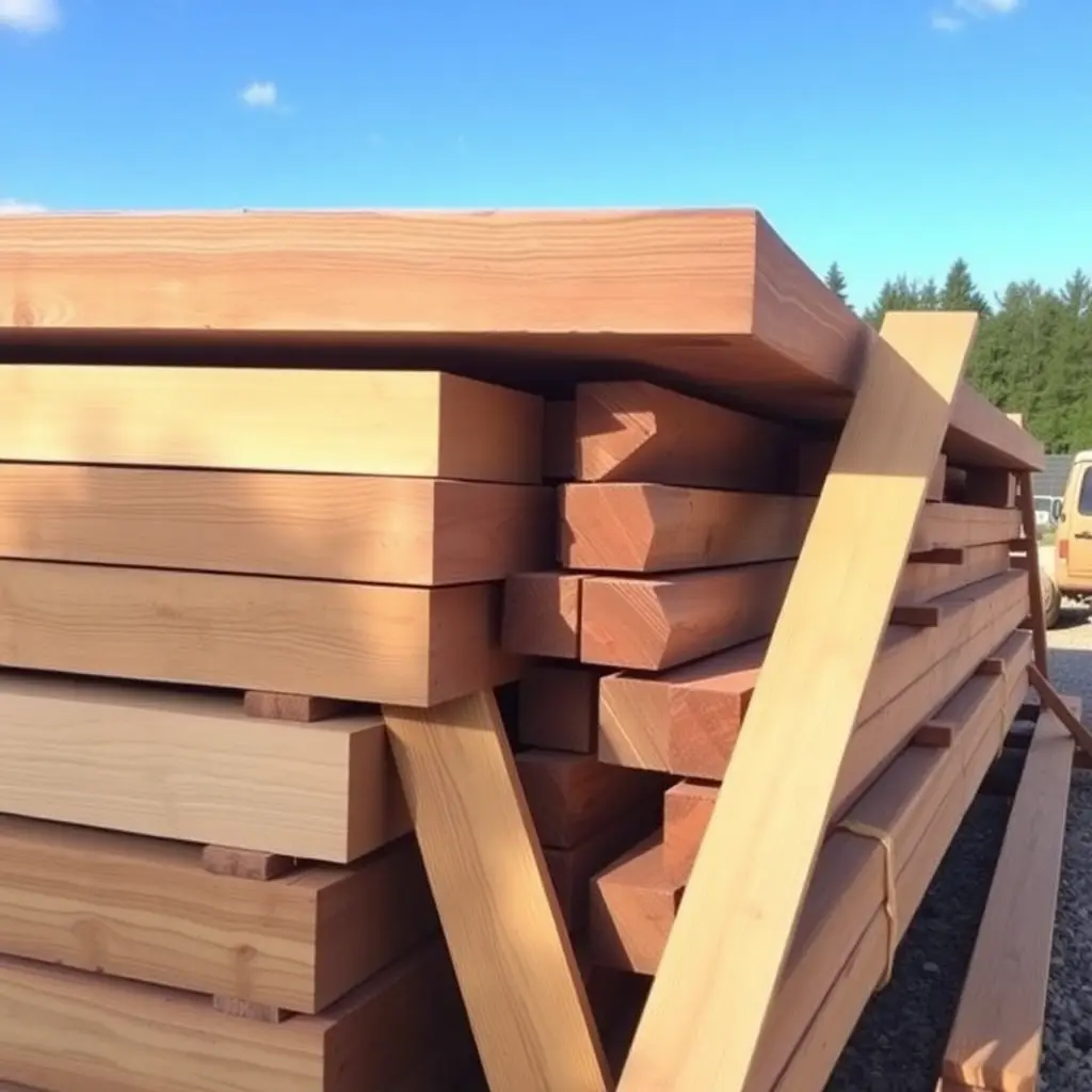 Брус лиственница