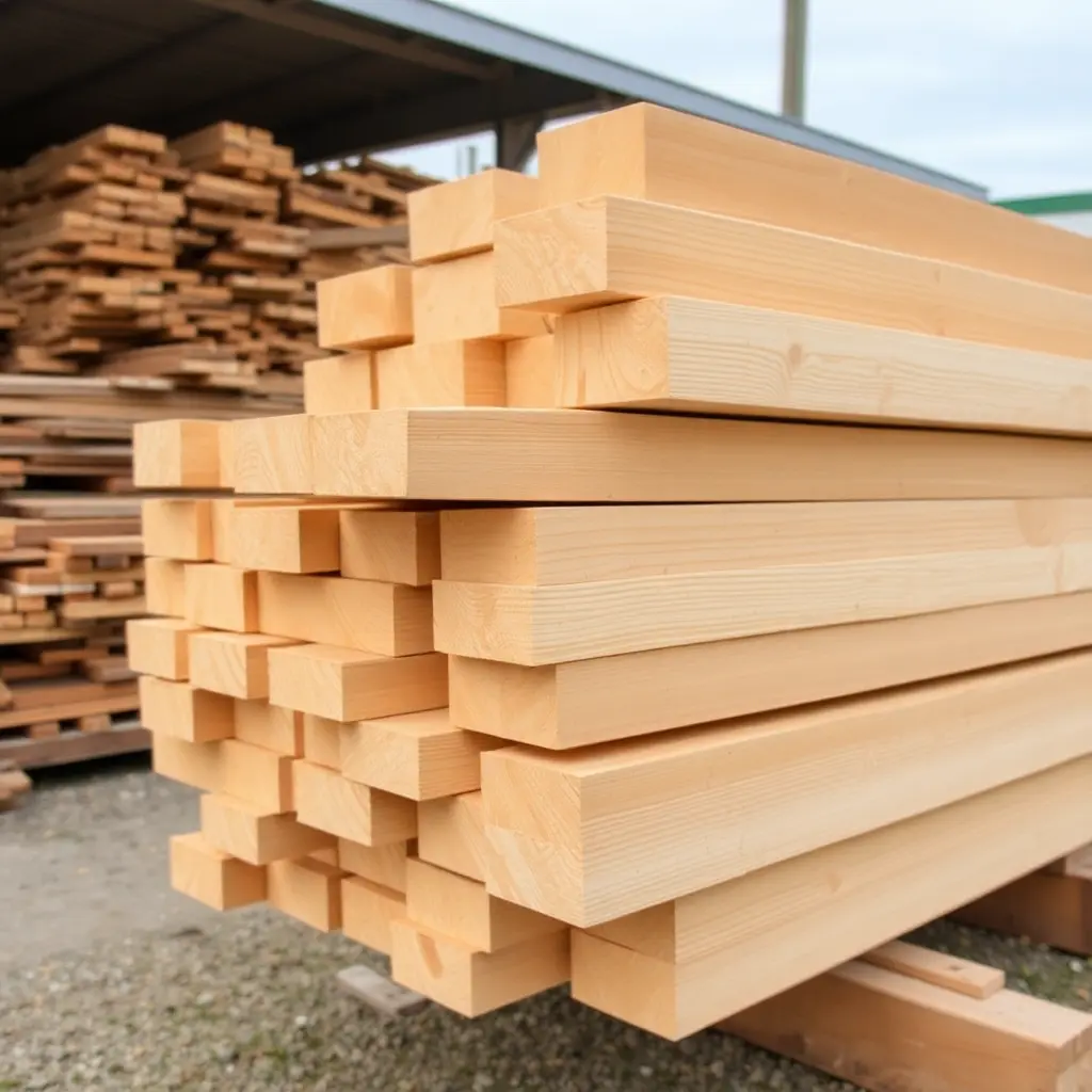 Обрезной пиломатериал хвоя